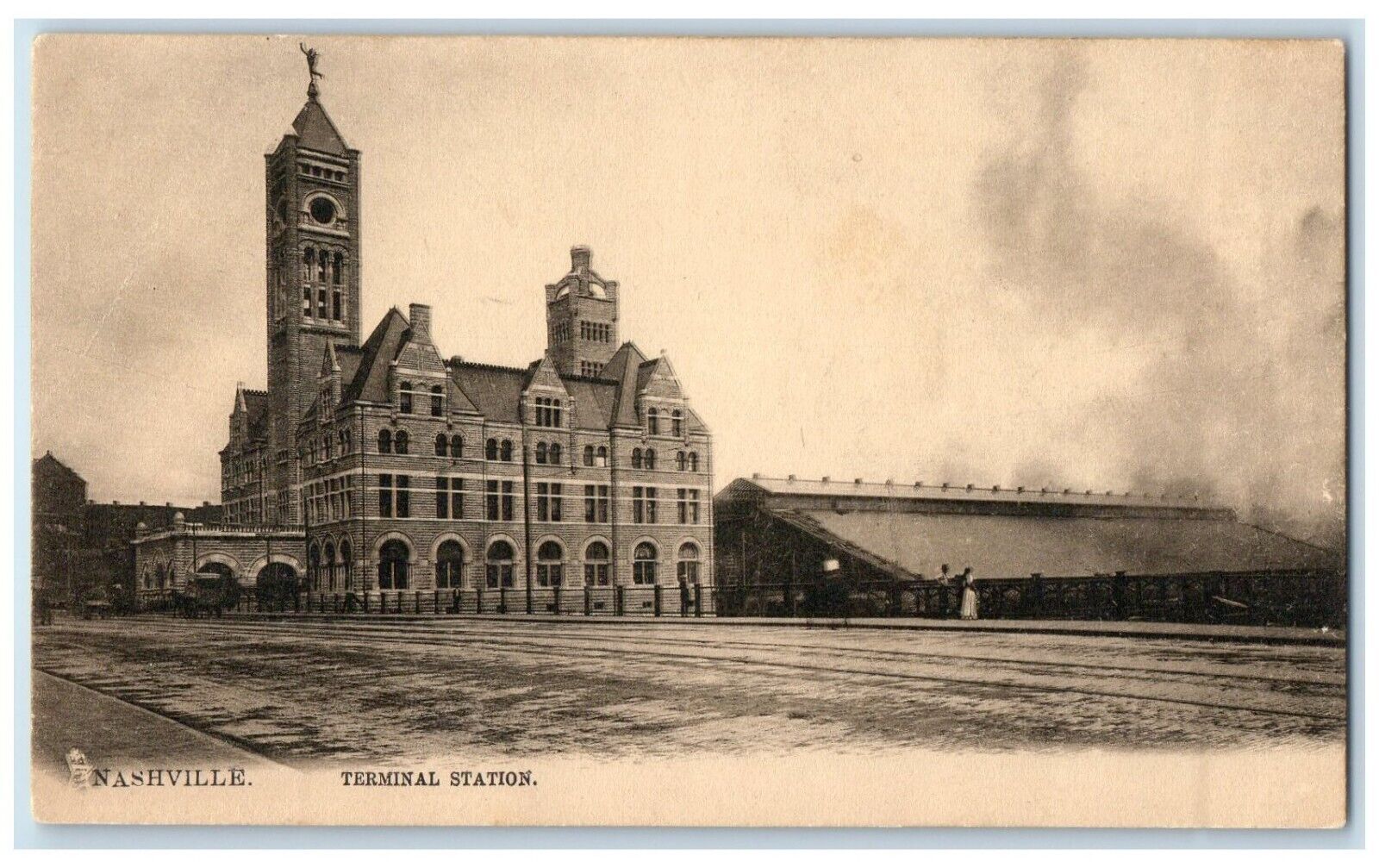 c1905 Exterior Terminal Station Nashville Tennessee Raphael Tuck Sons Postcard