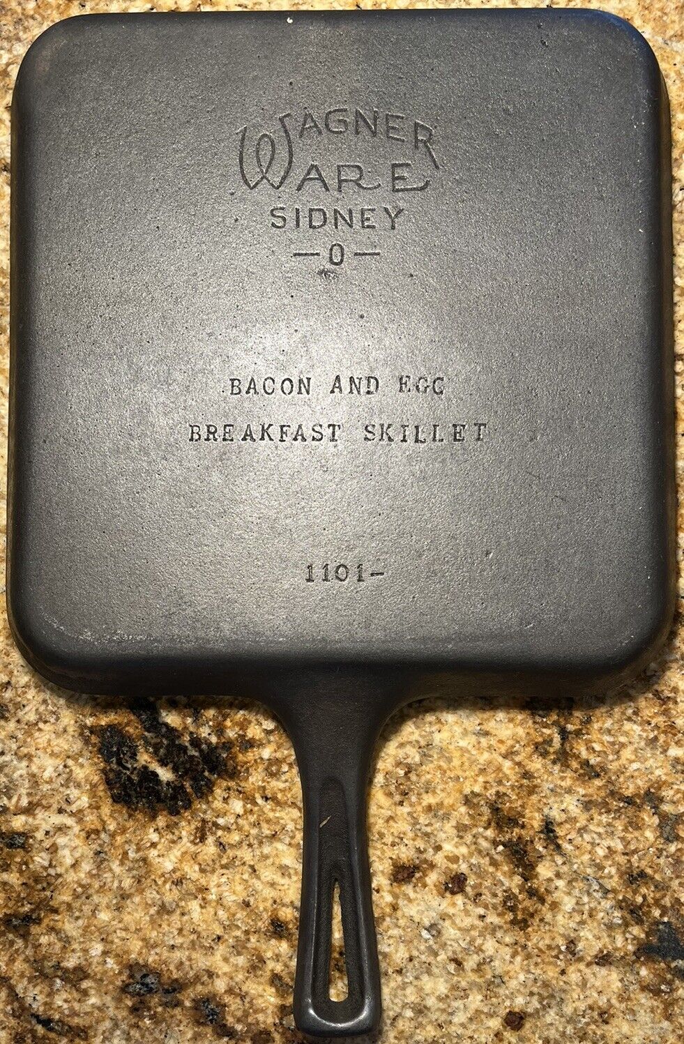 Vintage Wagner Ware Breakfast Skillet 1101 NO WOBBLE Clean Restored