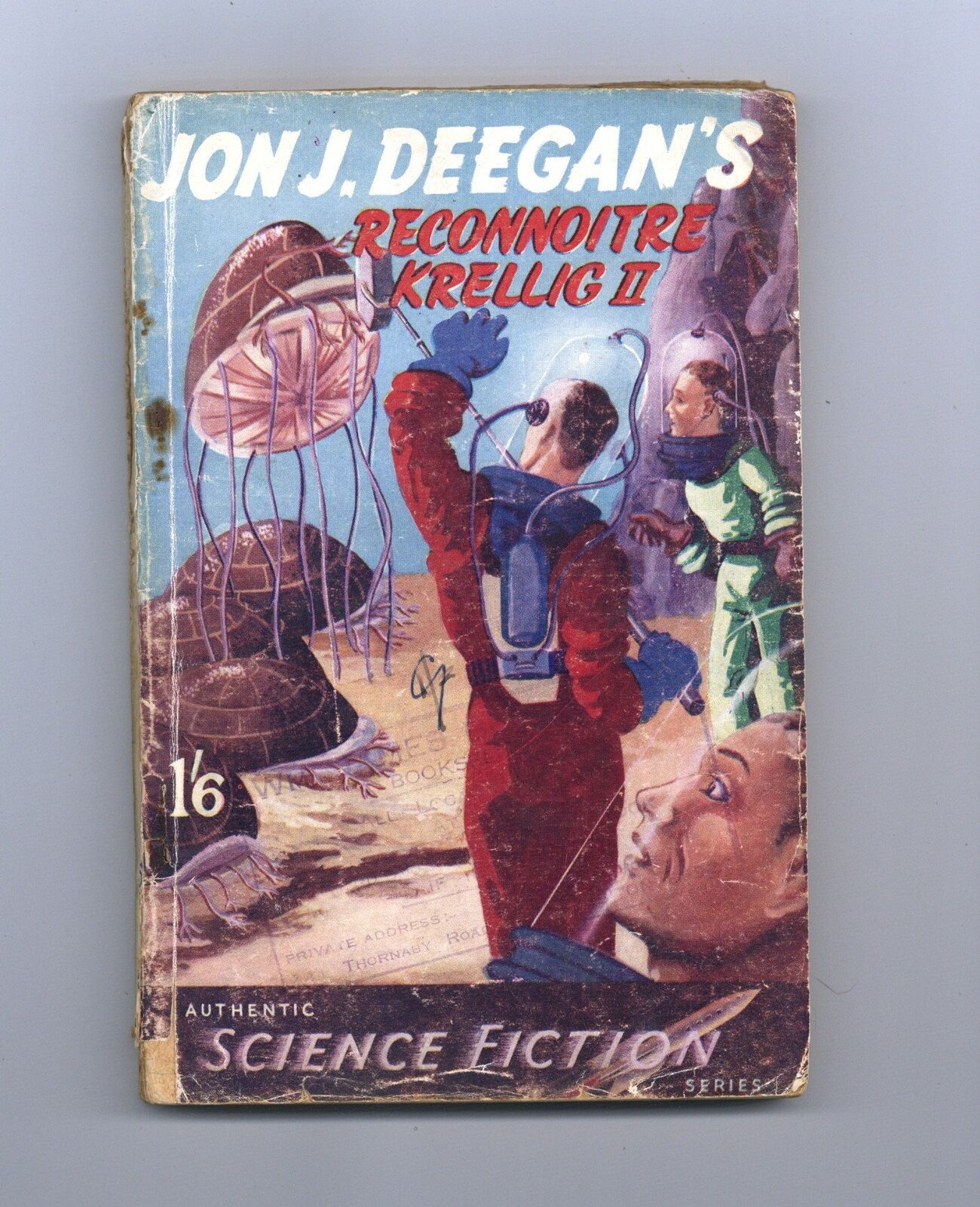 Authentic Science Fiction #2 GD/VG 3.0 1951