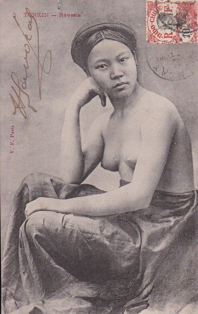 Nude Naked vietnamese lady DREAM Vietnam Indochina Tonkin Indochine Nu Nue