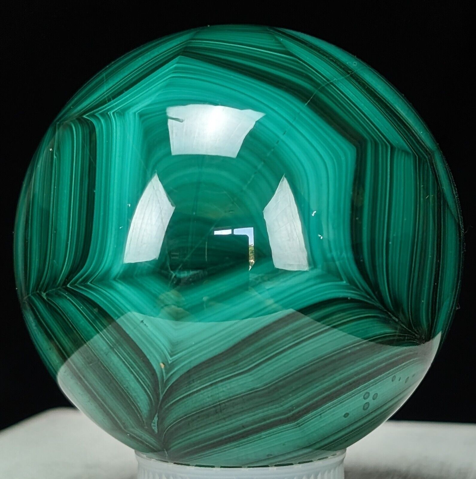 Malachite Sphere Crystal Ball Orb Large Big Gemstone