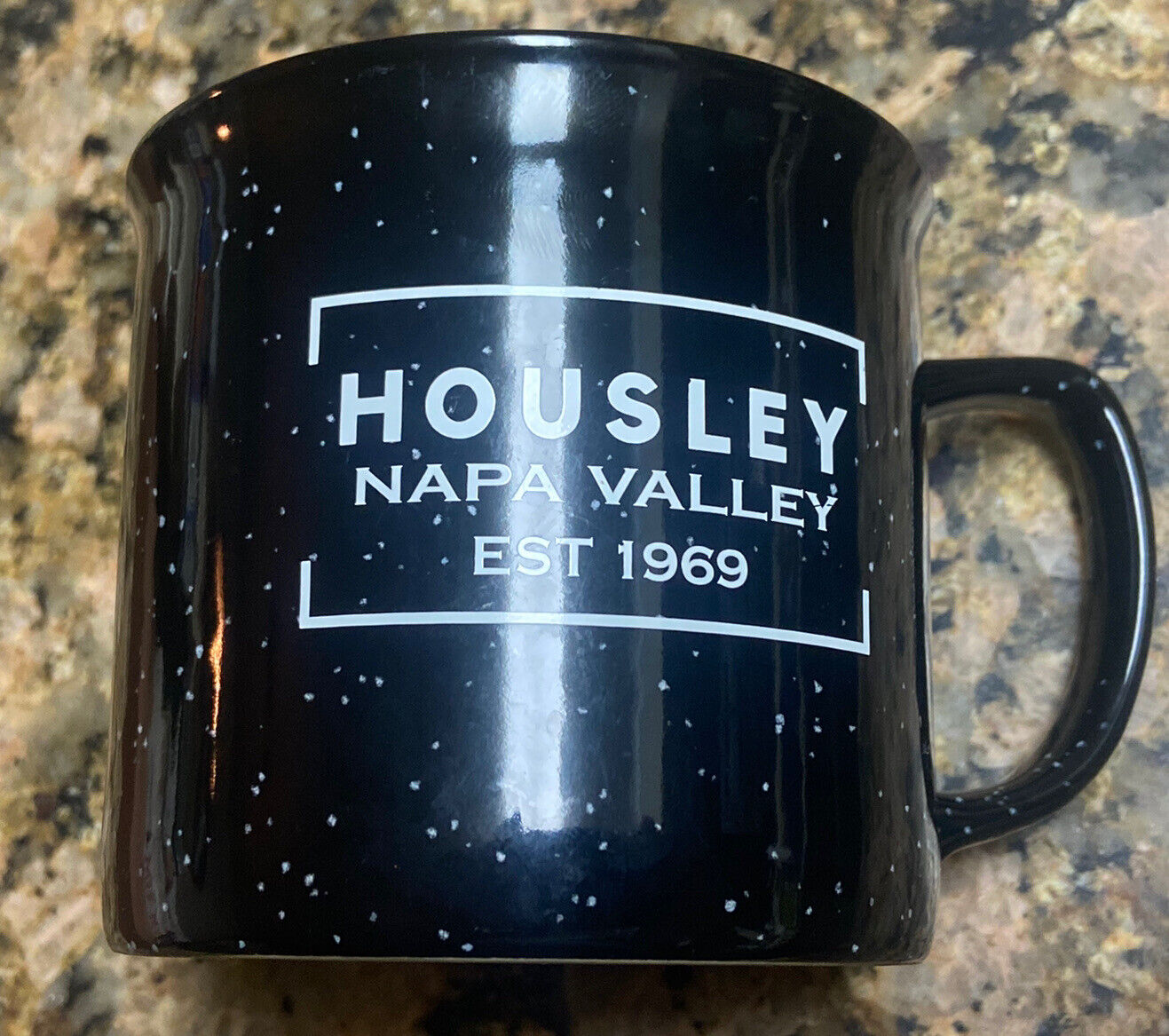 Nice HOUSLEY Napa CA Est 1969 High End MINTY Ceramic Coffee Mug Rare
