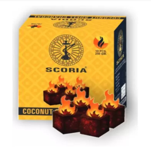 Premium Quality Hookah Coconut Coal Hookah Charcoals 250gm (Pack of 1)