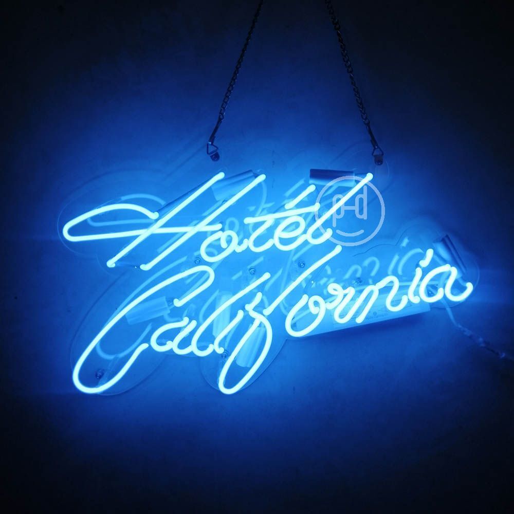 Hotel California Real Glass Neon Light Sign 19\
