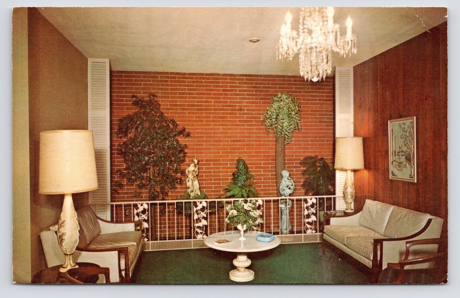 c1960s Quality Motel Intown Dobbs House Restaurant Richmond Virginia VA Postcard