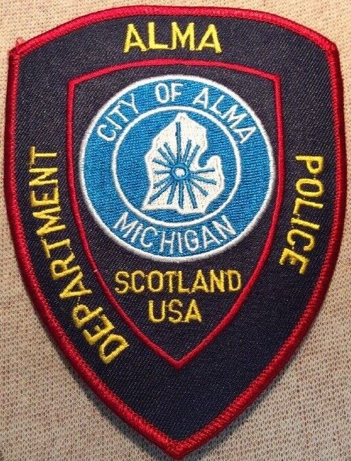 MI Alma Michigan Police Patch