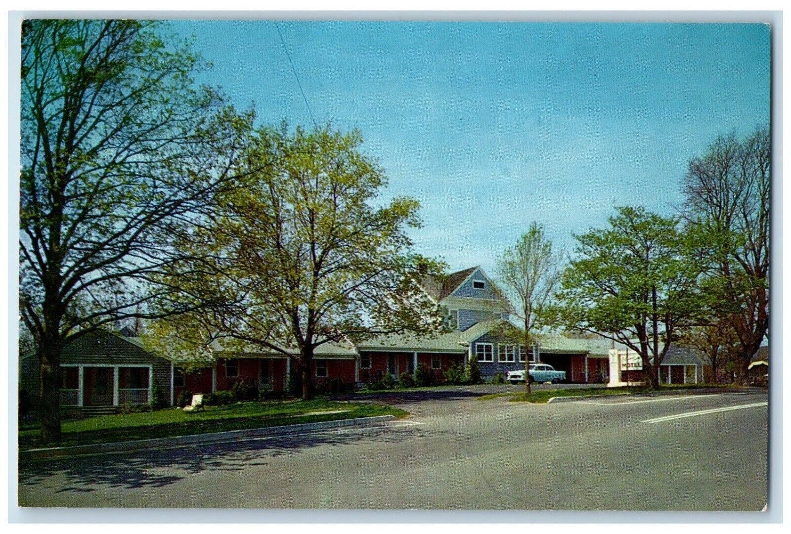 c1960's Orleans Center Motel Main Street Car Cape Cod Massachusetts MA Postcard