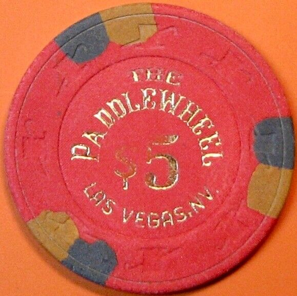 $5 Casino Chip. Paddlewheel, Las Vegas, NV. T21.