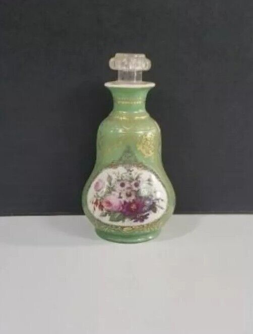 Rare French Ornate Perfume Bottle  ( Supplier To The King In French On Bottom) 