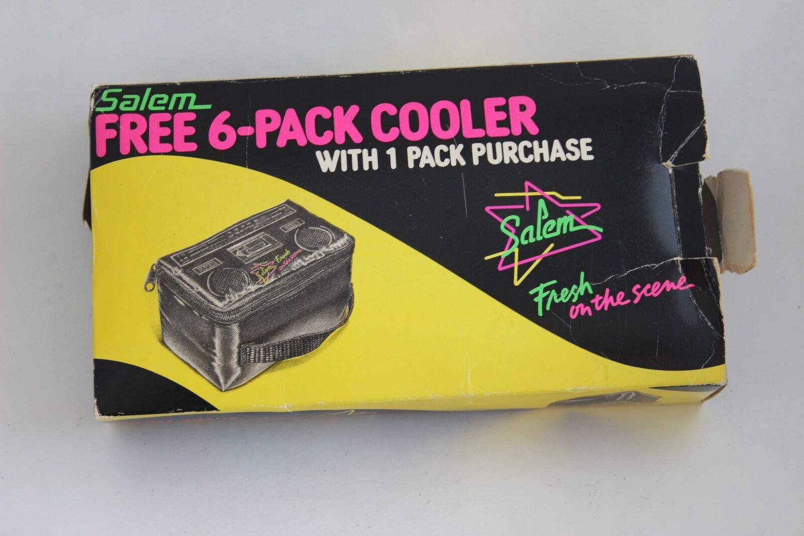 Vintage Hip Hop Boom Box 6-Pack Beer Cooler Tailgating Salem