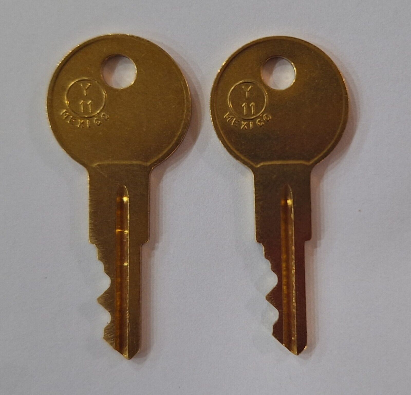 2 Replacement Keys Cut to Key Code RH22 for Craftsman / Husky / Delta Tool Box