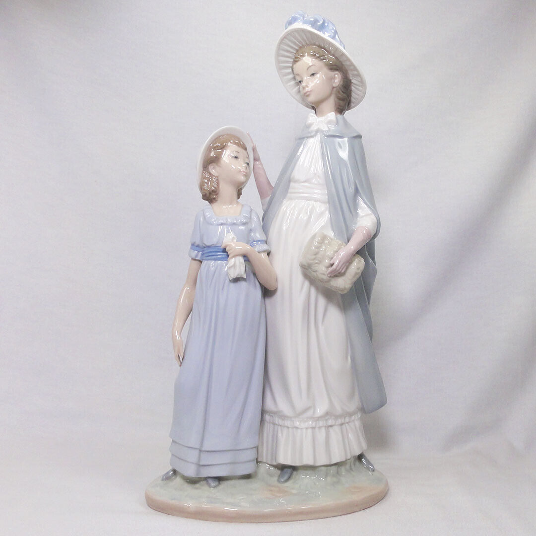 15\'\' Tall Lladro Nao Mother and Daughter, Sisters, Cousins 1970s very Rare READ
