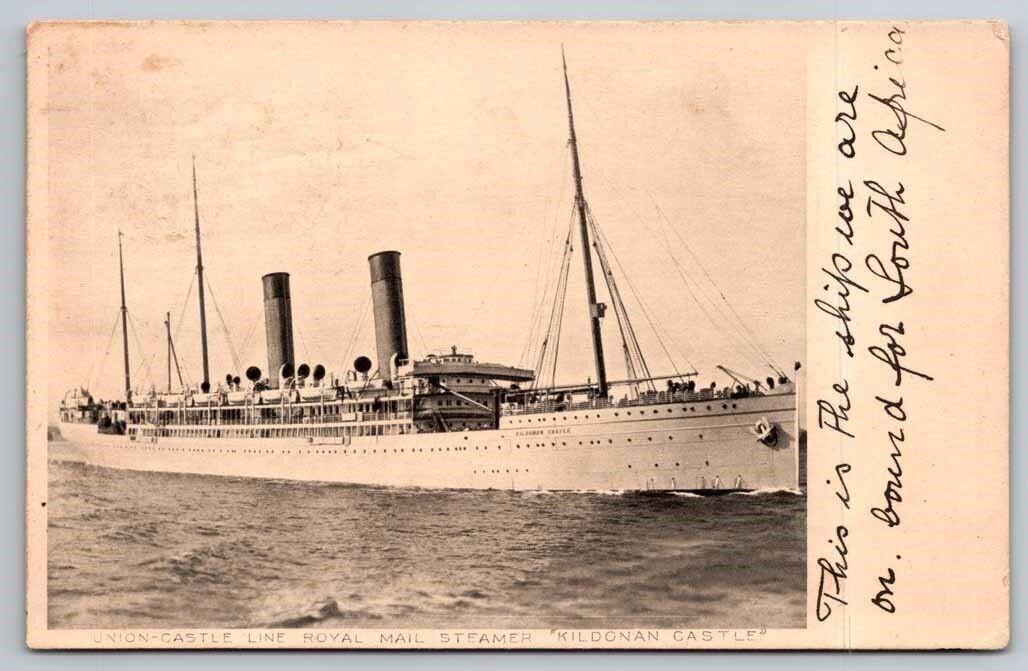 eStampsNet - Royal Mail Steamer Kildonan Castle Postcard Ships