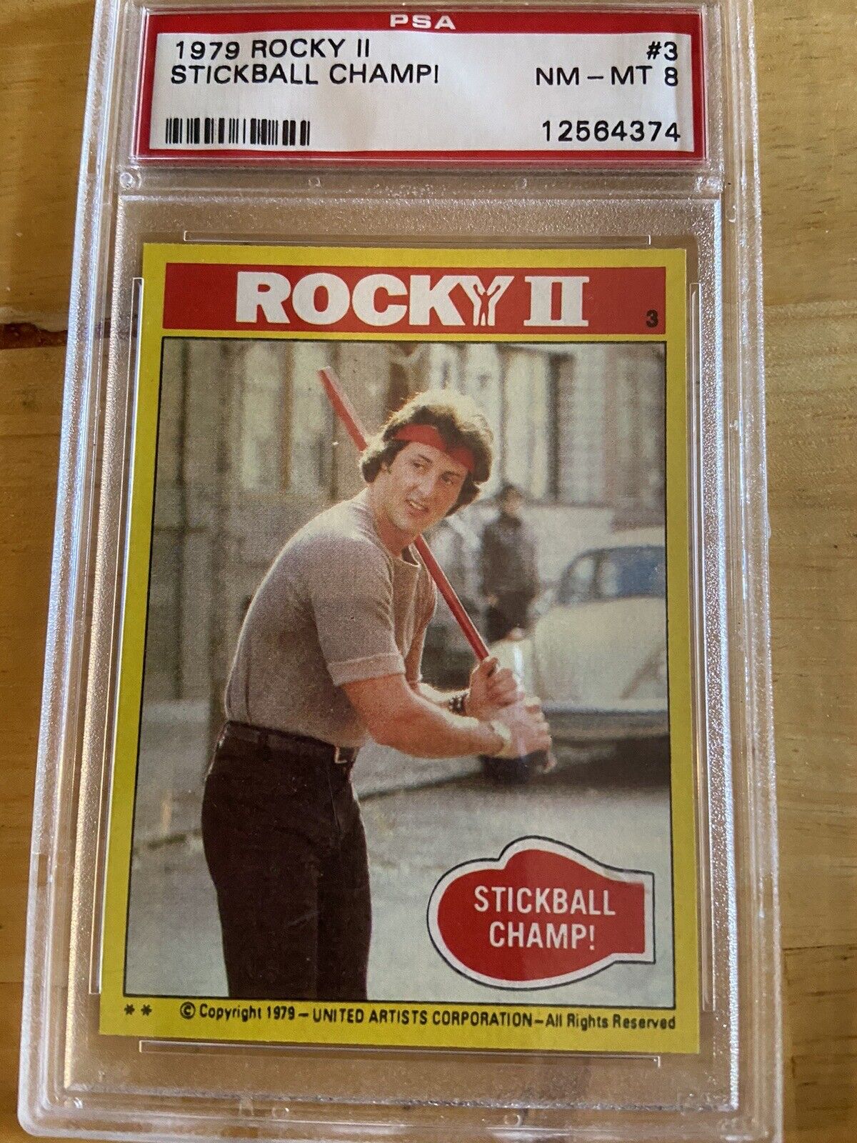 1979 Rocky 2 Psa 8 NM-Mint Graded Card lot. Low Pop