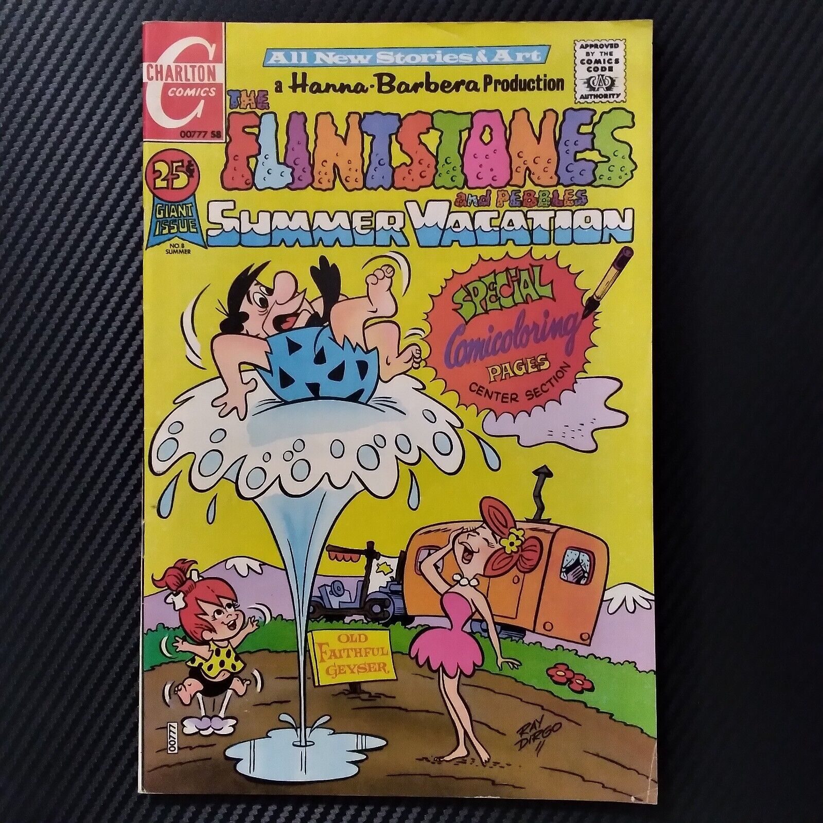 1971 Hanna-Barbera The Flinstones Giant Comic Book #8 \