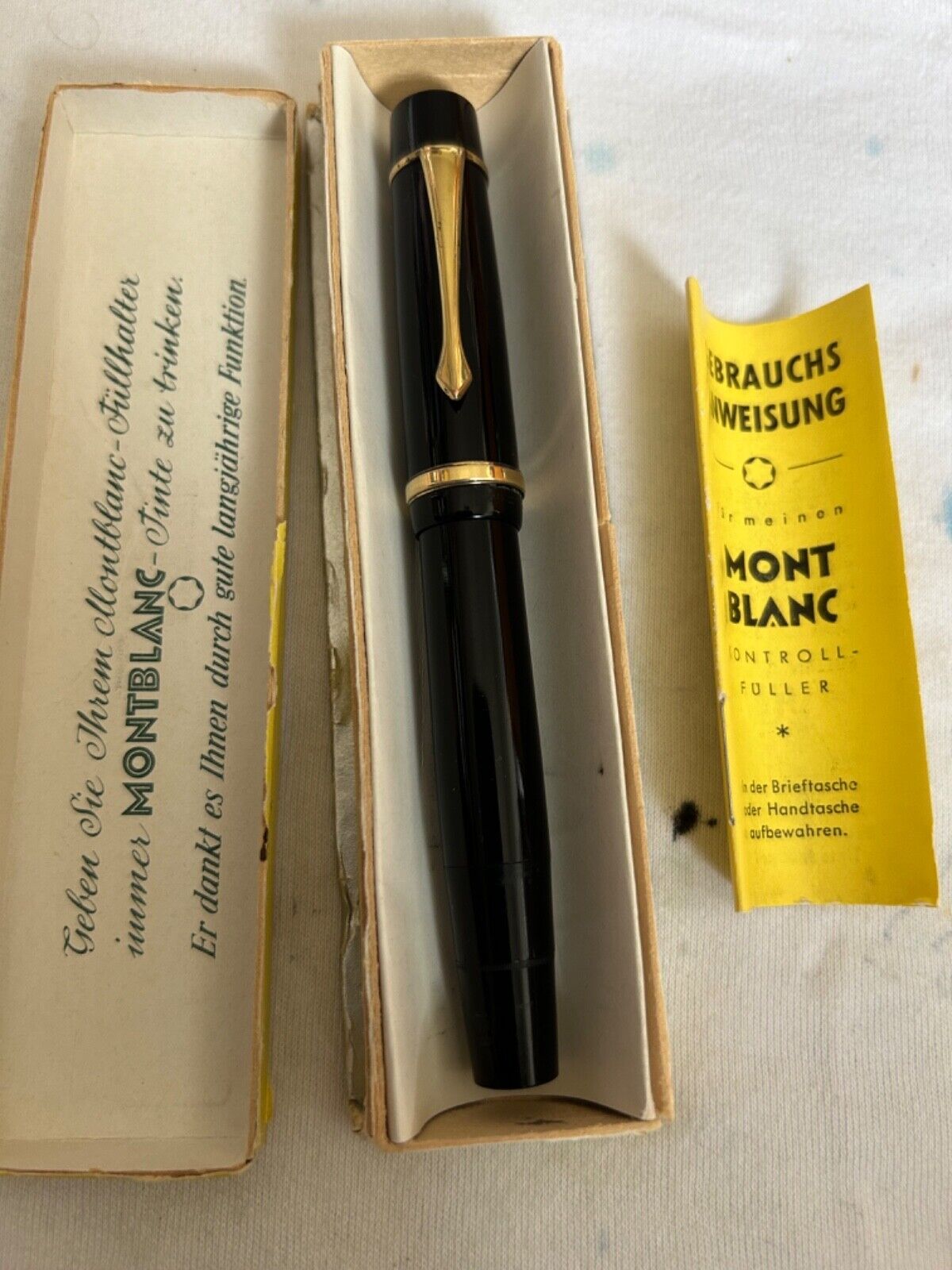 Montblanc Meisterstuck 138 Fountain Pen, 14C OB Nib-VG condition
