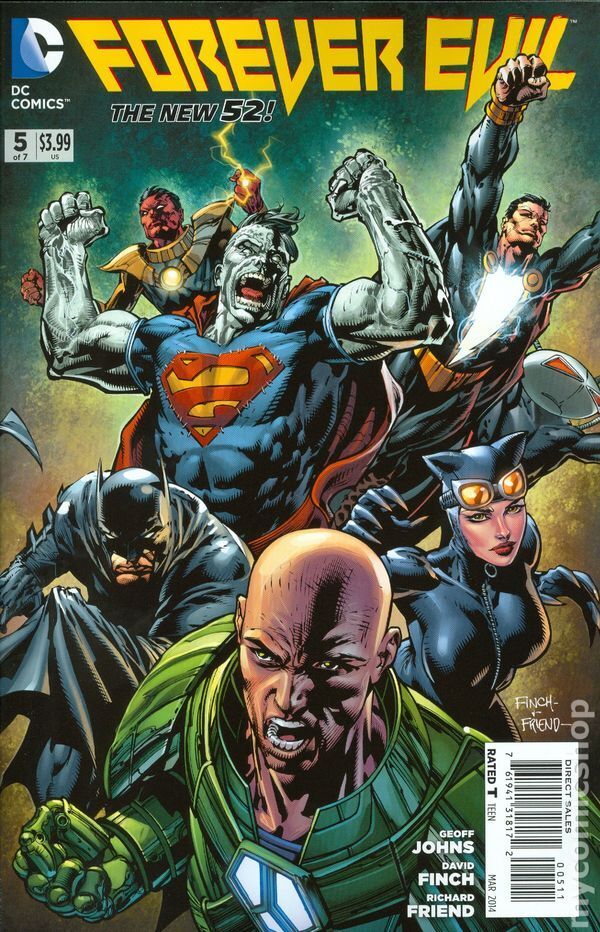 Forever Evil #5A Finch FN 2014 Stock Image