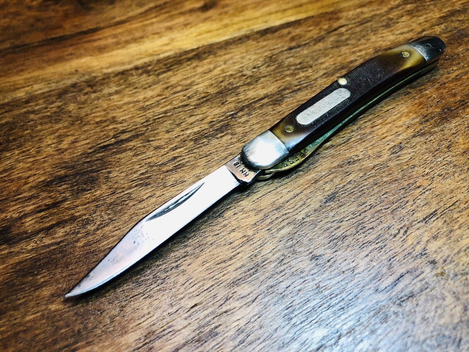 Vintage Master Mechanic MM18 Pocket Knife Schrade USA 18OT Mighty Mite