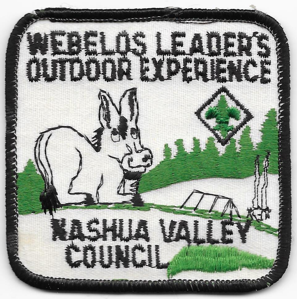 Webelos Leaders Outdoor Experience Nashua Valley Council Boy Scouts of America
