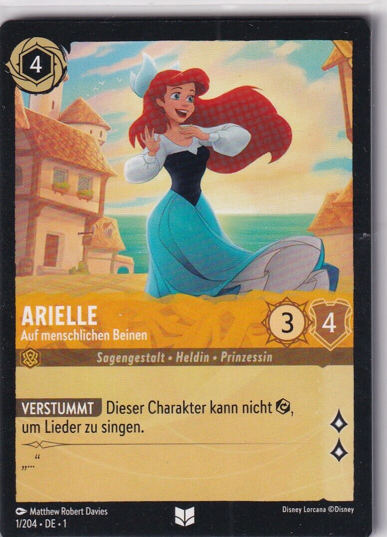 Disney Lorcana TCG The First Chapter German - Single Cards Choose