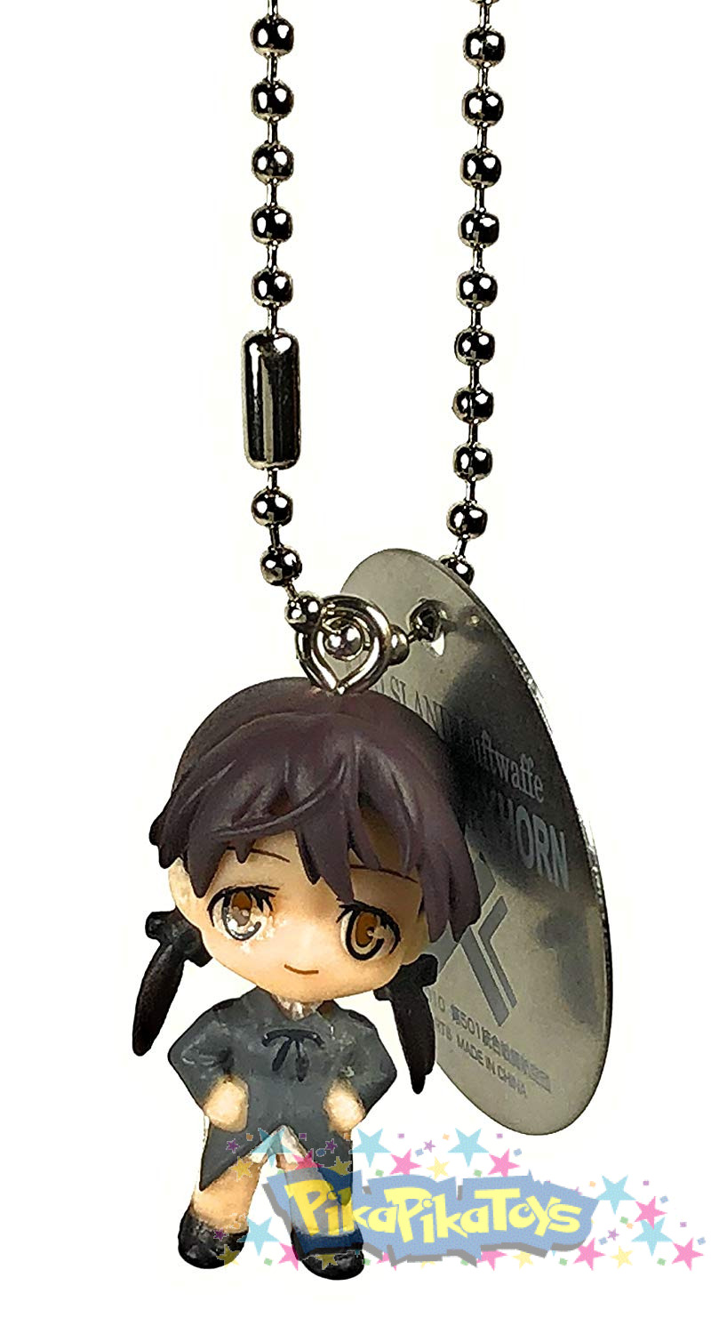 Strike Witches Metal Tag Mascot Figure Charm - Gertrud Barkhorn