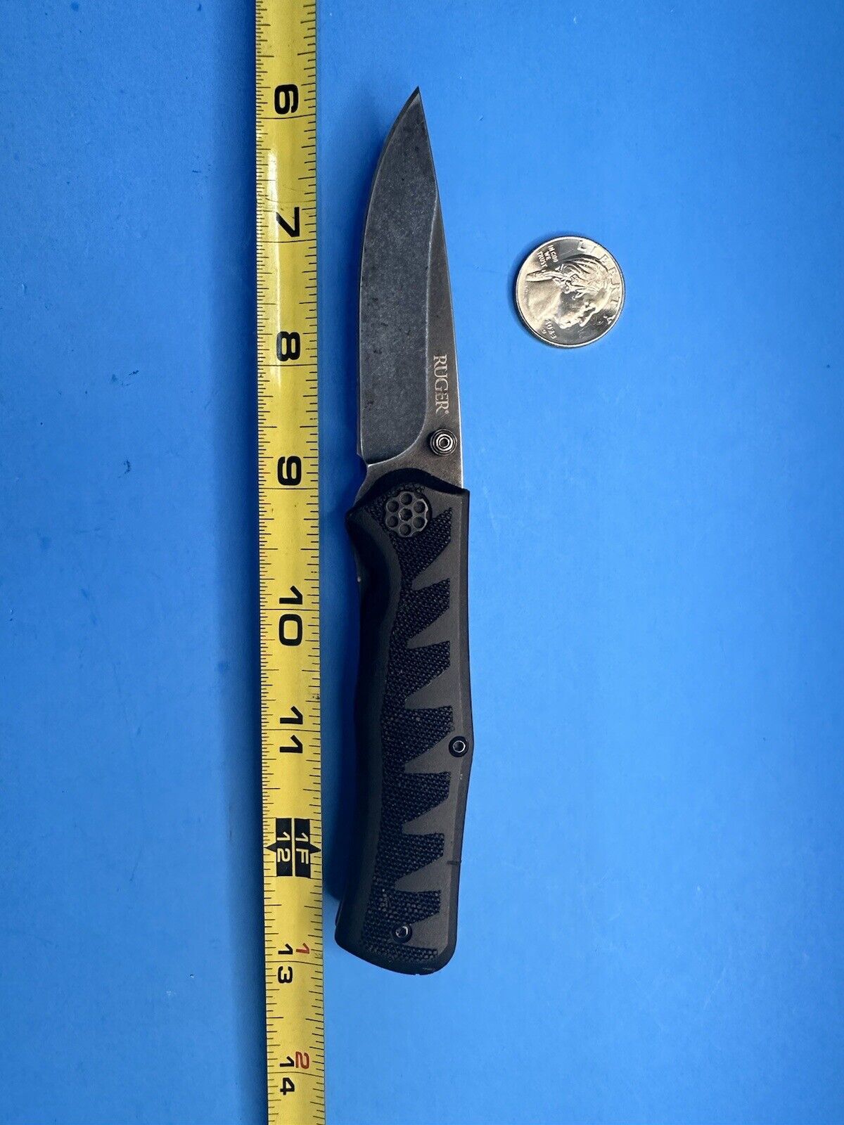 Ruger CRKT Crack-Shot Compact Assisted Folding Knife Liner Lock GRN R1201K #61A