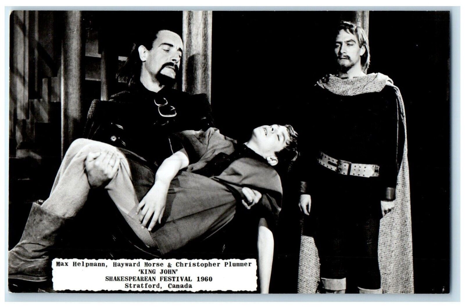 King John Shakespearean Festival 1960 Stratford Canada RPPC Photo Postcard