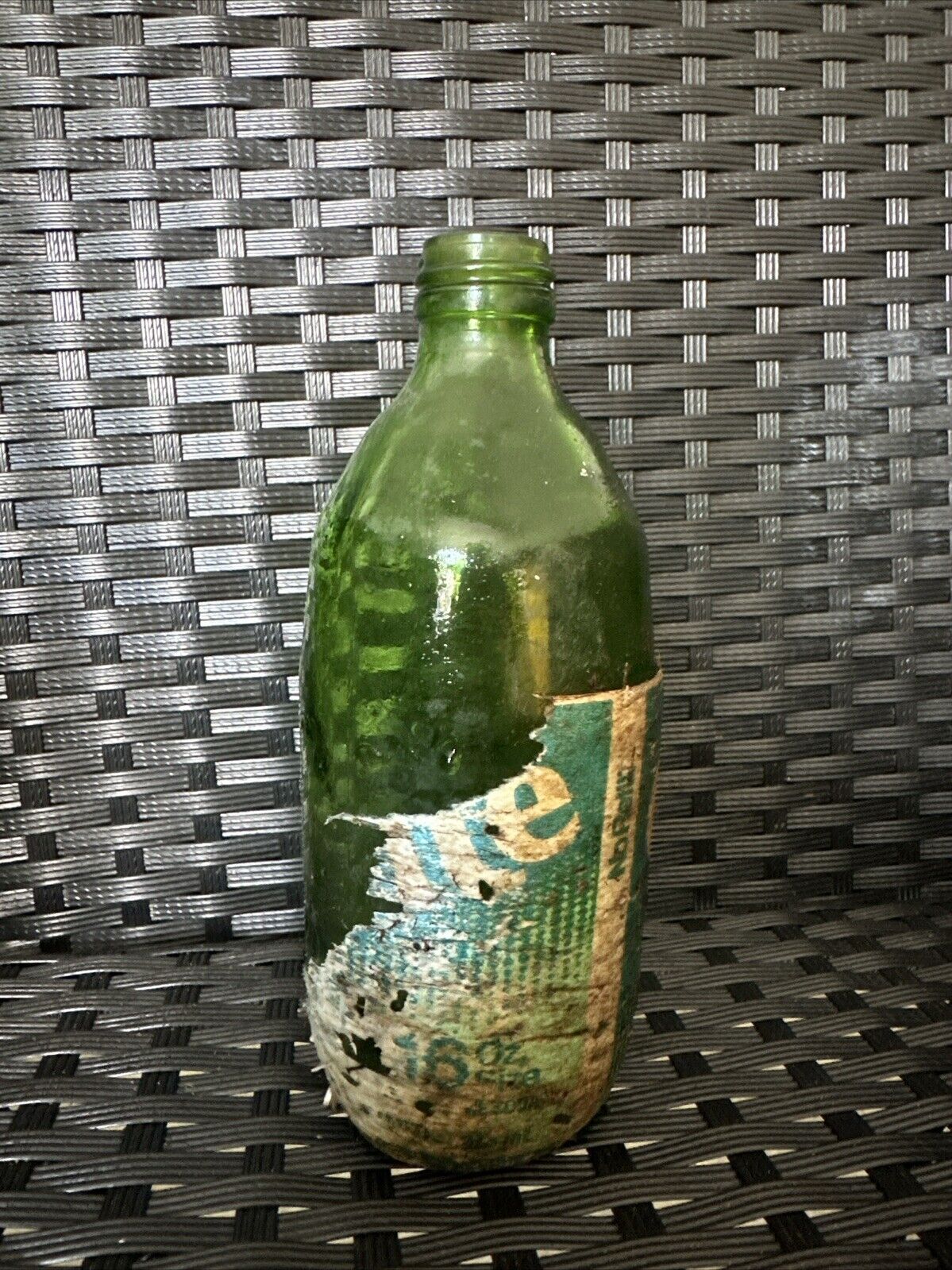 Vintage 1980\'s Sprite 16 oz bottle