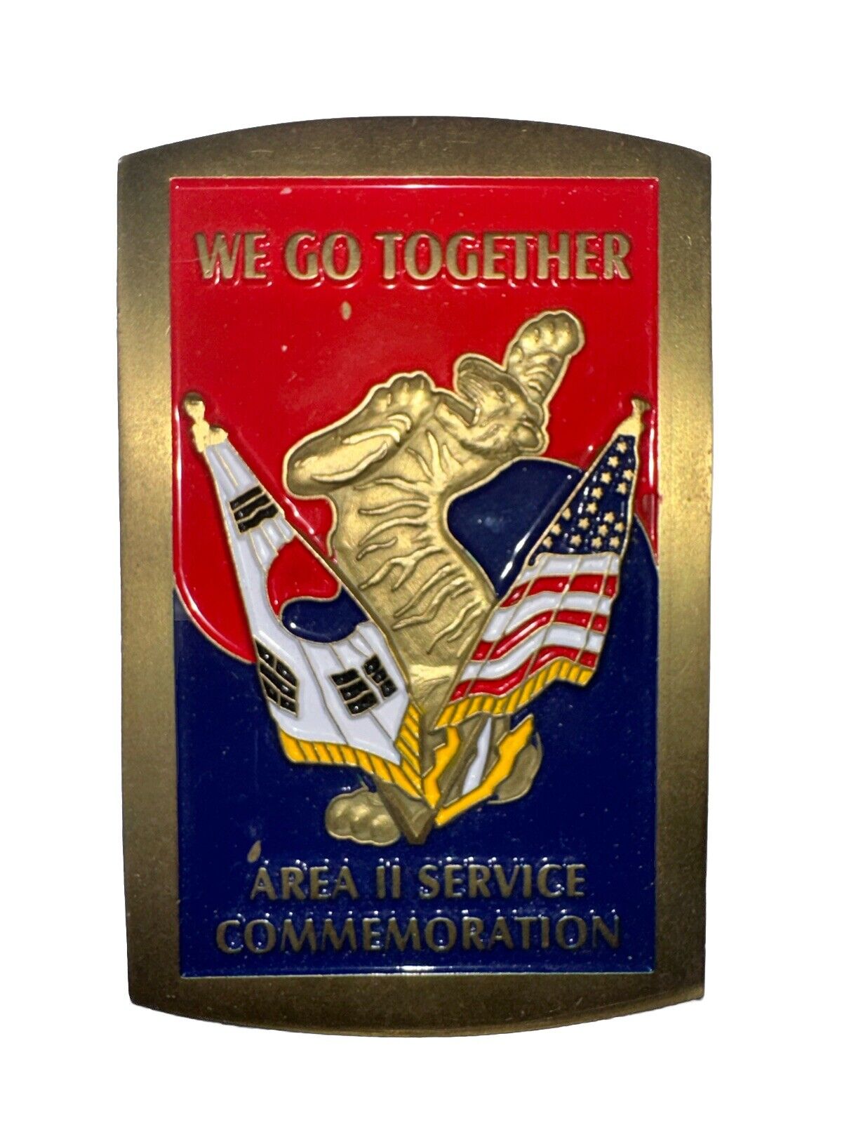 US Army Korea Area II Service Commemoration Challenge Coin Katusa