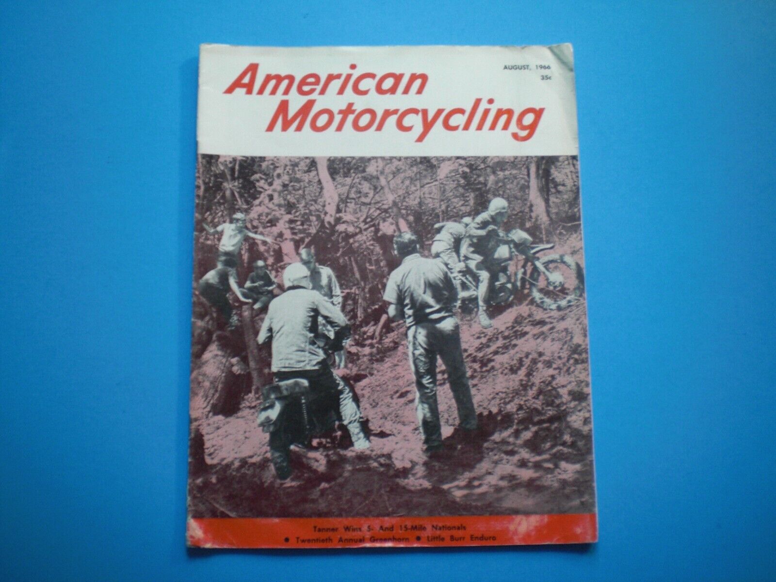 American Motorcycling Magazine August 1966 - Sammy Tanner Vintage BSA Motorcycle