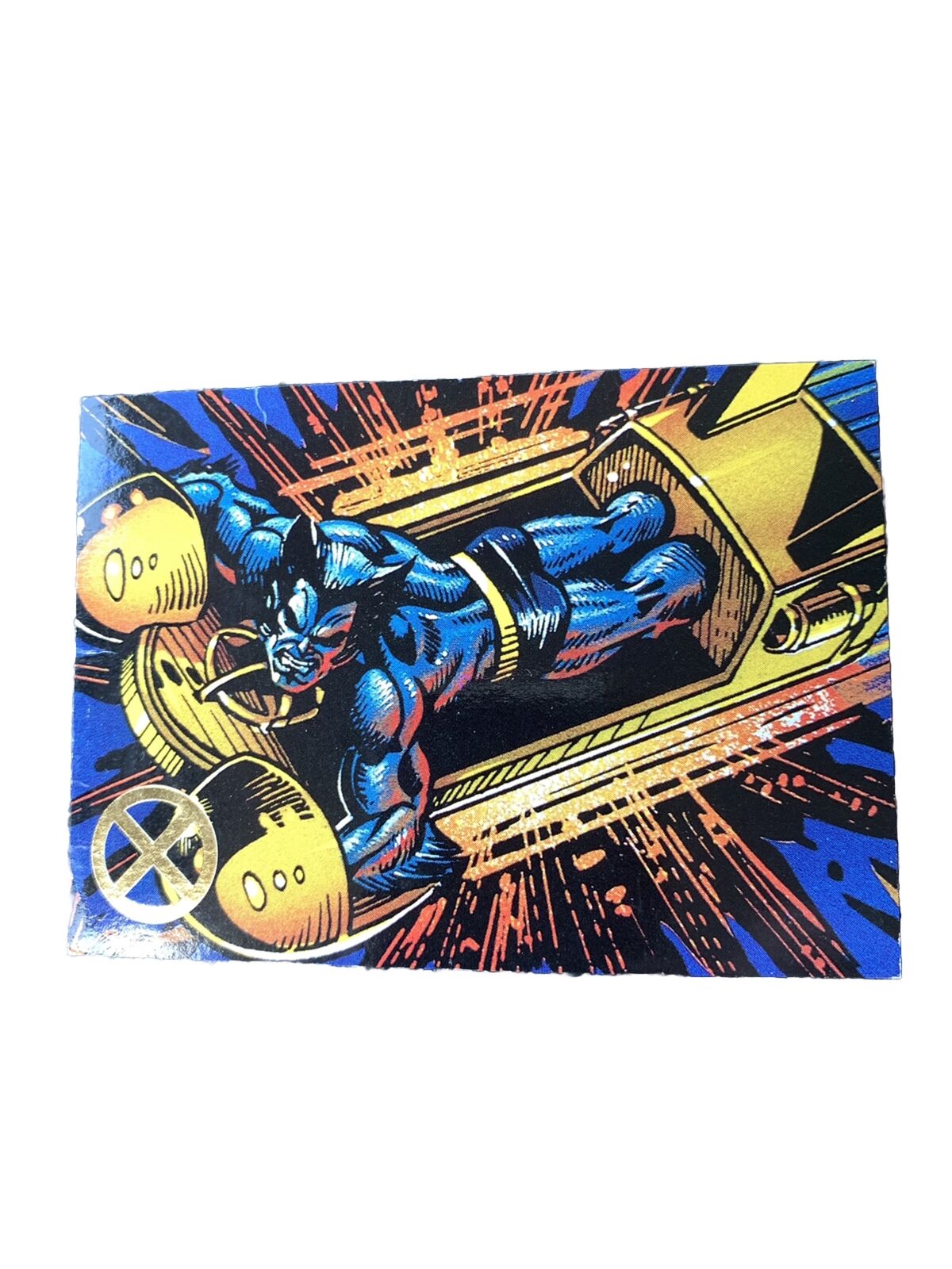1995 Hardee’s Marvel X-Men Timegliders Promo Card#5 Beast