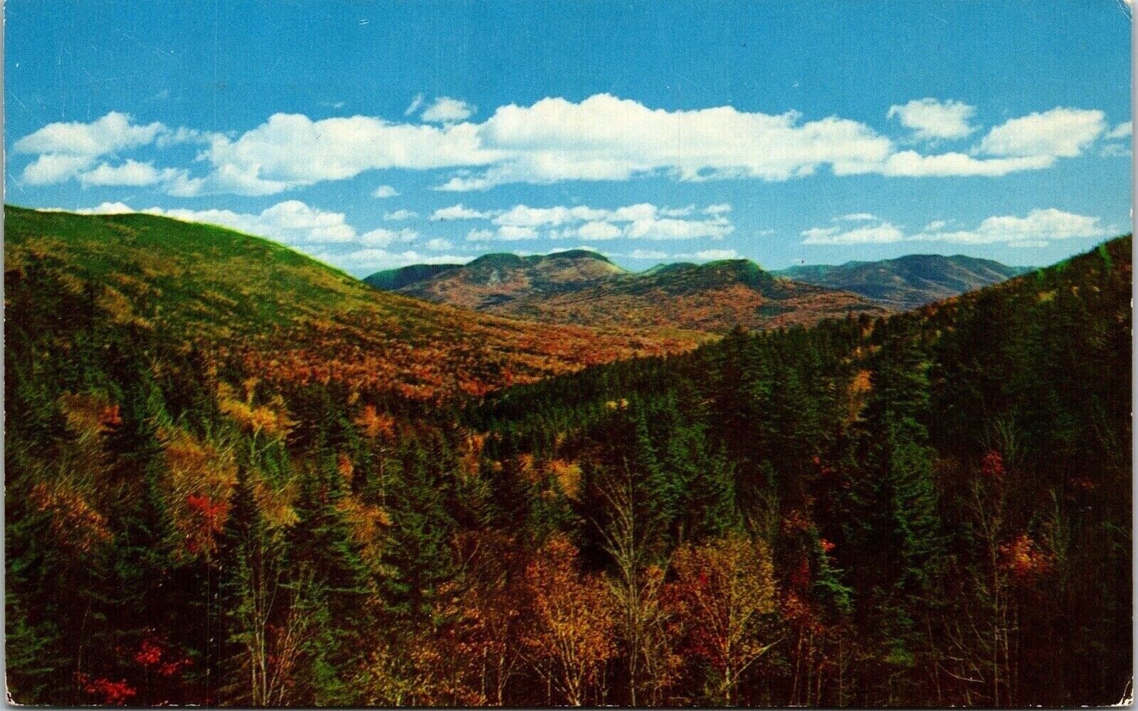 Kancamagus Highway White Mountains New Hampshire NH Birds View Autumn Postcard
