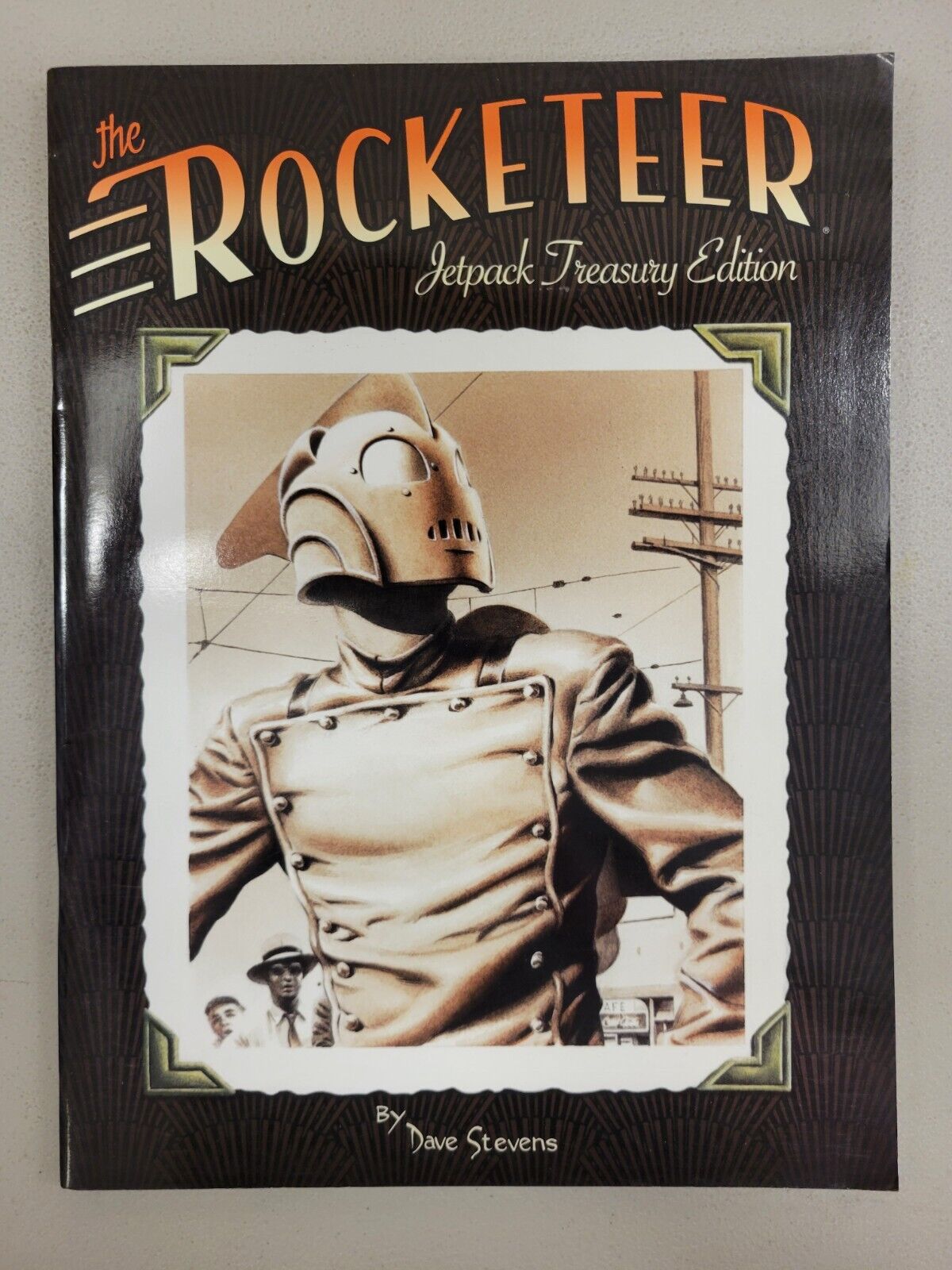 Rocketeer Jetpack Treasury Edition A Cover Dave Stevens IDW