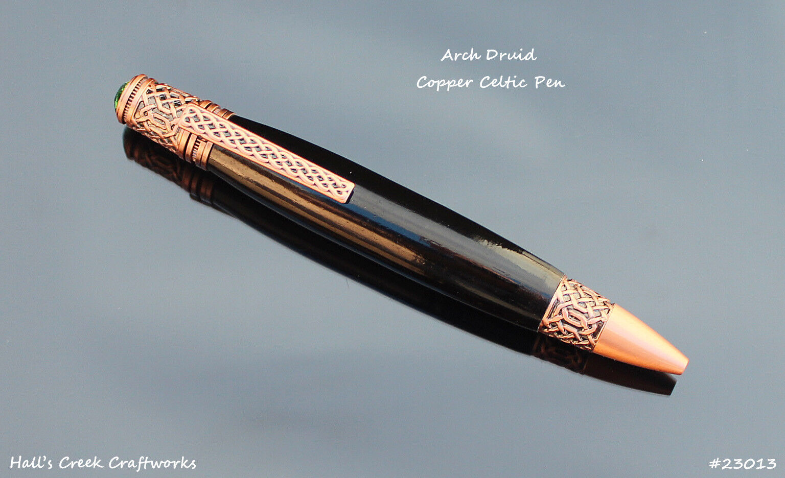 Handcrafted Antique Copper Arch Druid Swarovski Pen