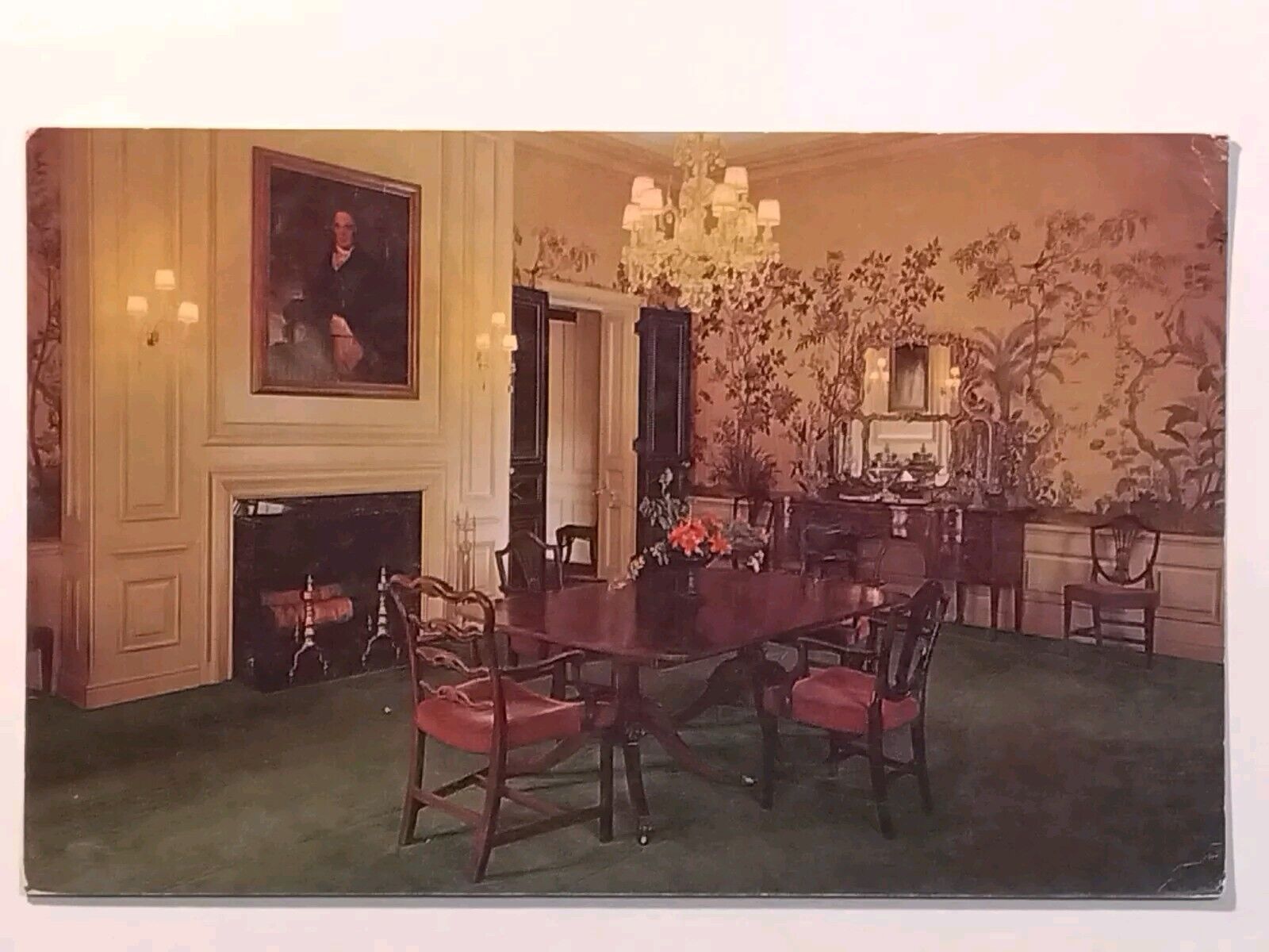 Ohio Dining Room  At Kingwood Hall Center Postcard