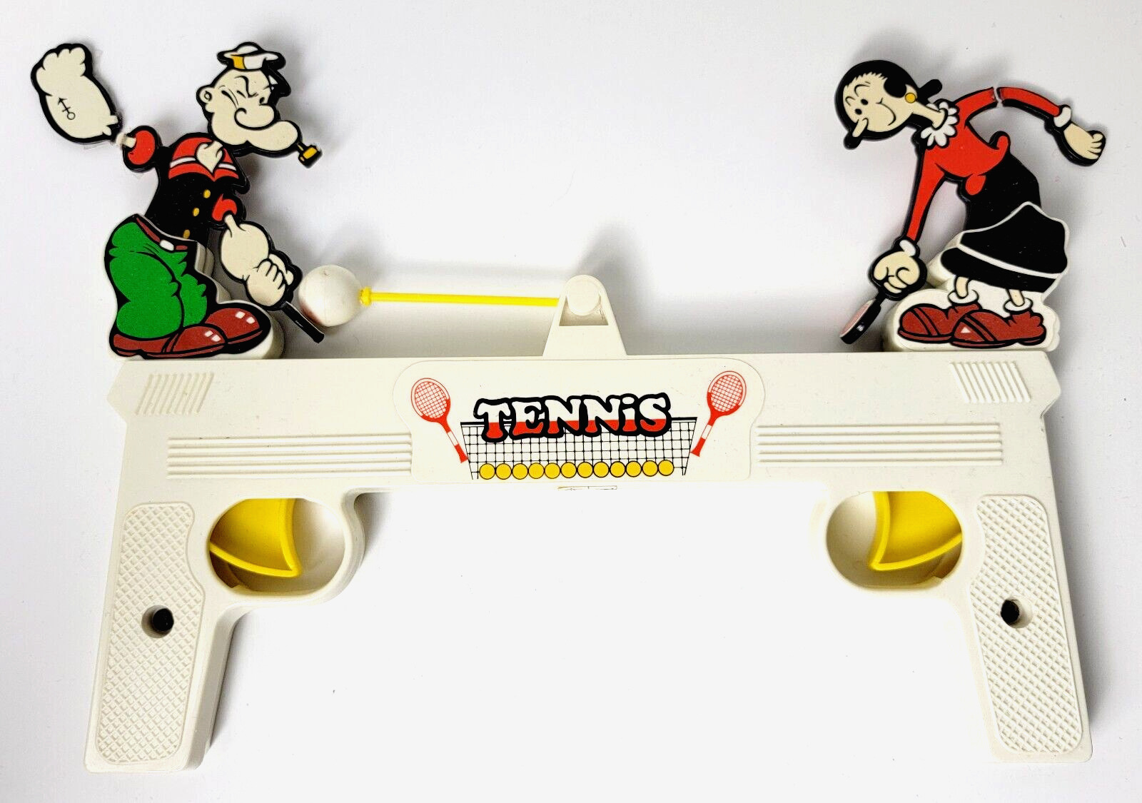 Vintage Popeye the Sailor & Olive Oyl 2 Player Tennis Game Toy  2 Arms Broken