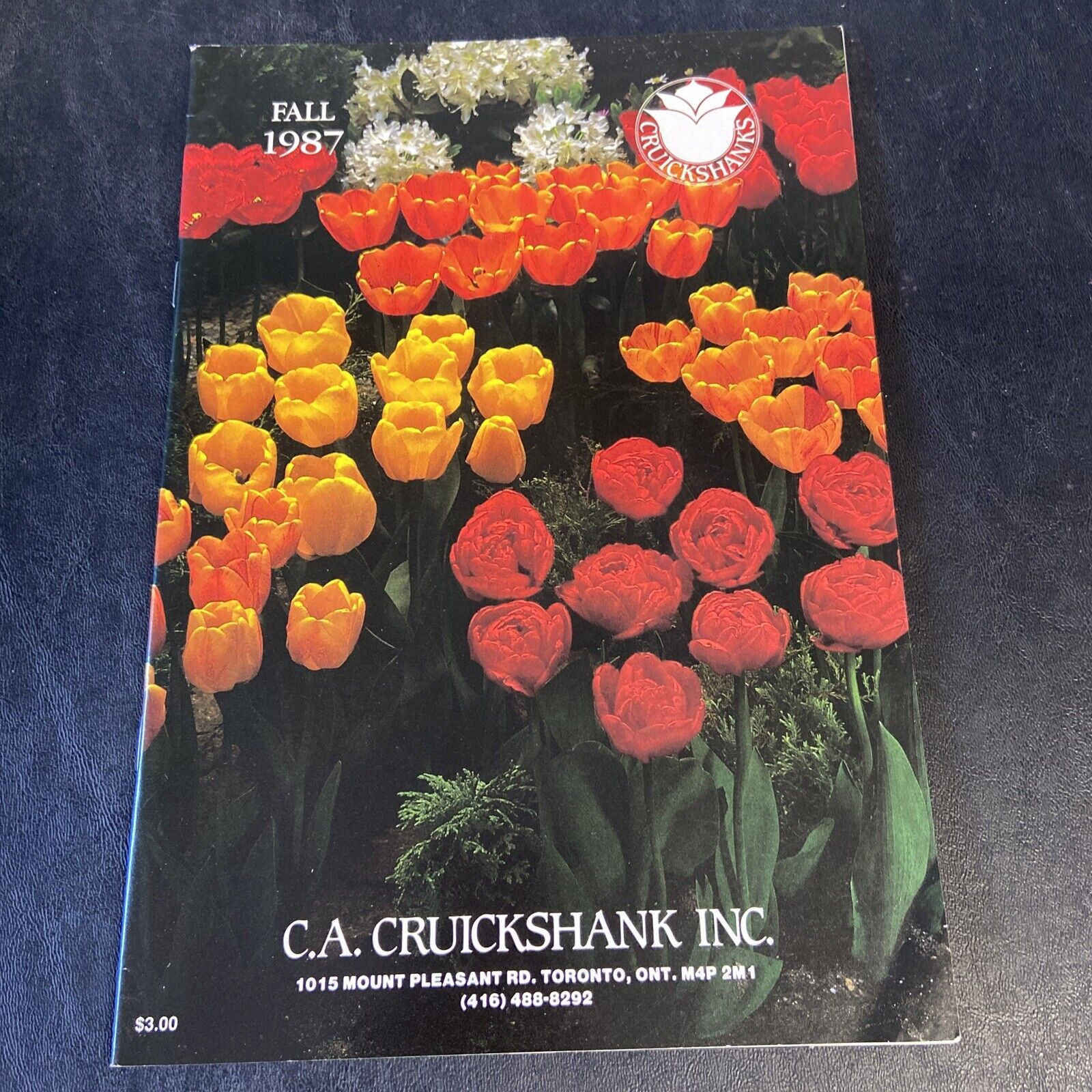 CA Cruickshank Fall 1987 Garden Guild Toronto Ontario Seed Catalog