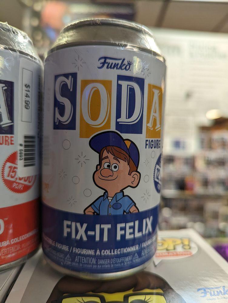 Soda - Fix-It Felix Wreck it Ralph Funko Soda Pop