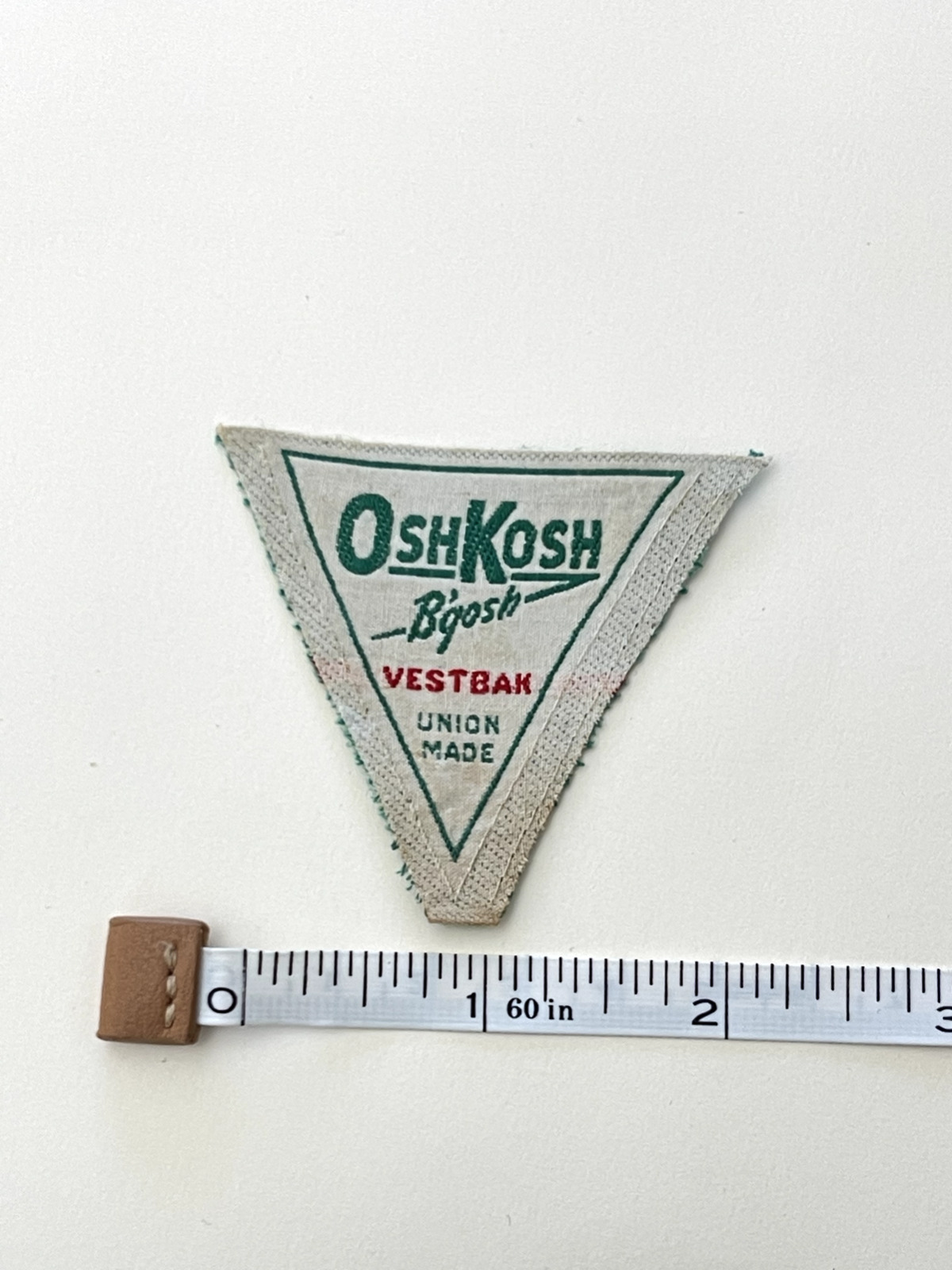 Vintage dead stock labels OshKosh Bigosh overall label original SALE