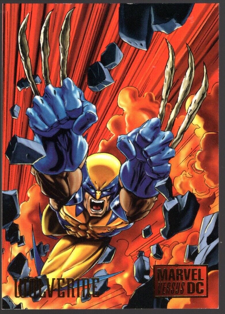 1995 DC Versus Marvel Universe #14 Wolverine - ABSOLUTE STUNNER + 