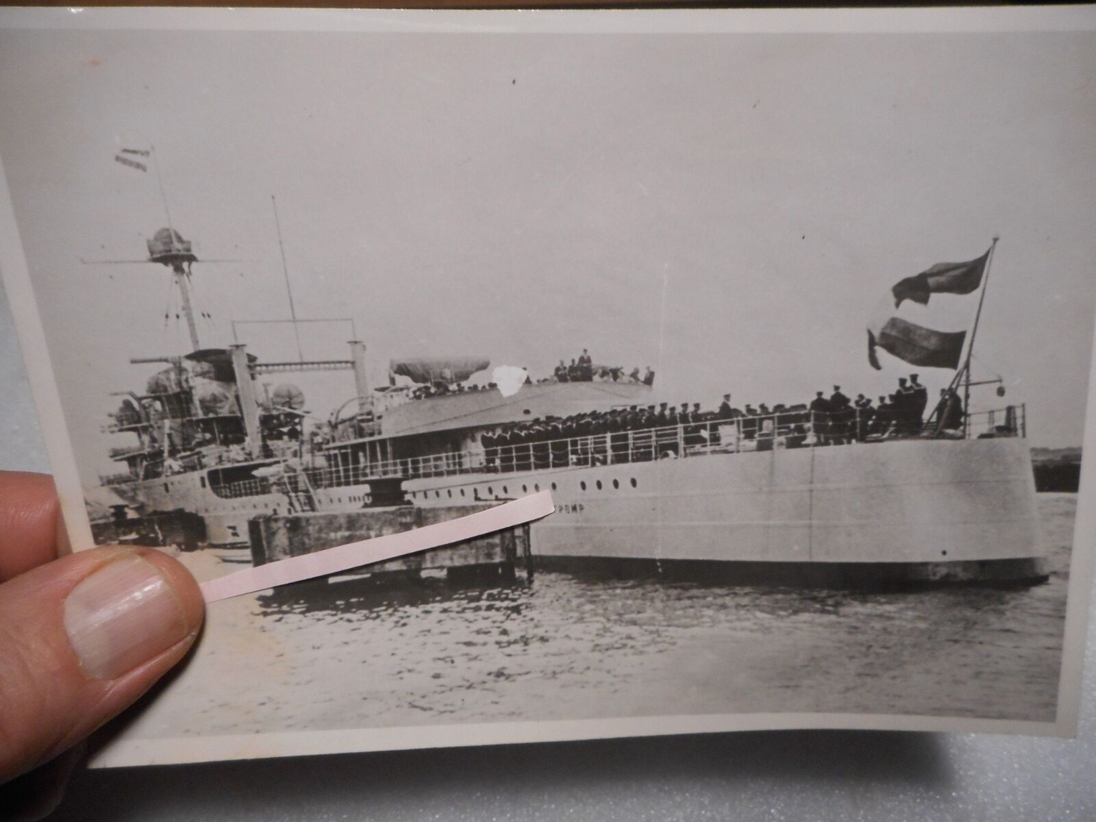 Original WW II Netherland Ship Tromp Commisioned 1938 Amsterdam Photo 