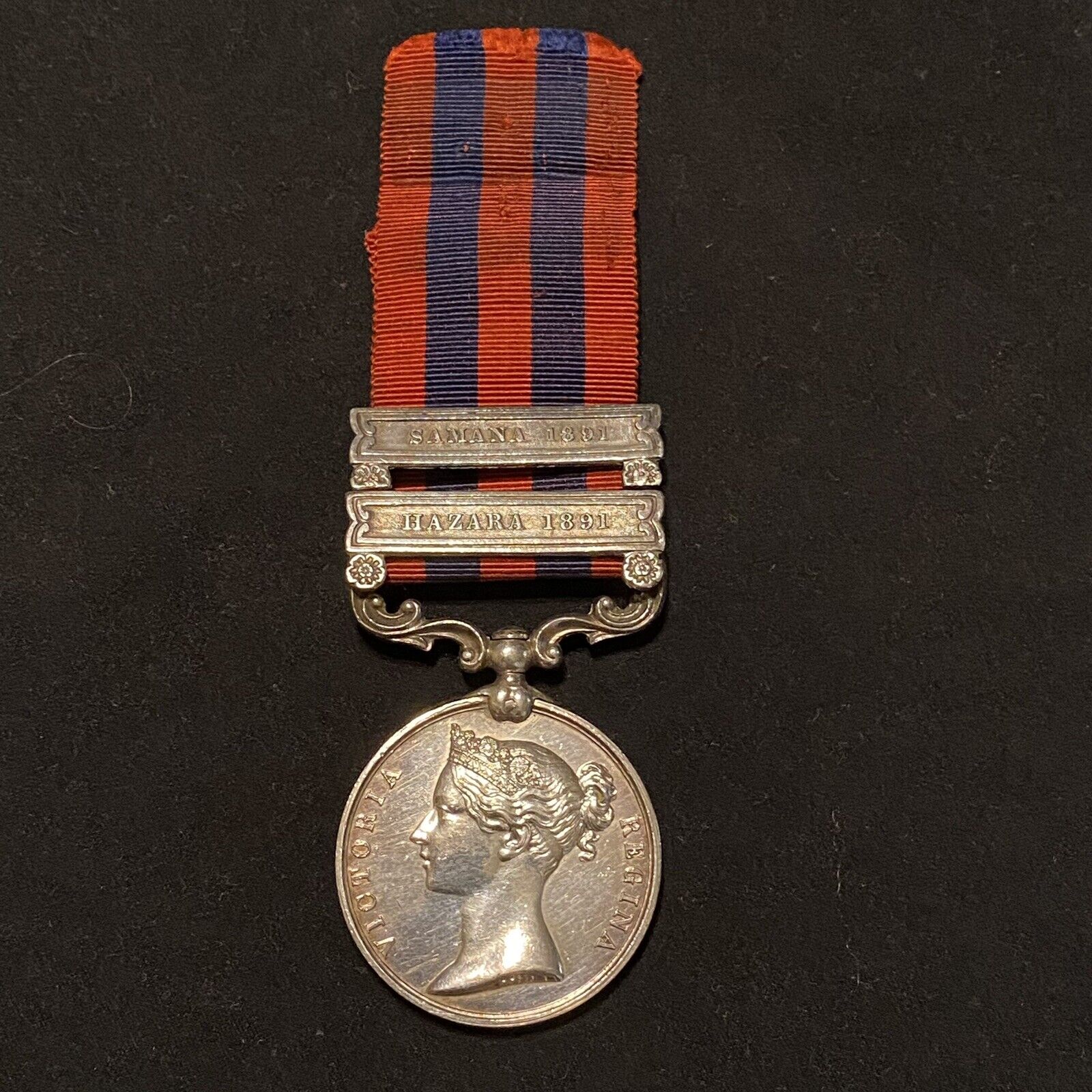 Original 1854 British India Medal Named King’s Royal Rifle Corp KIA