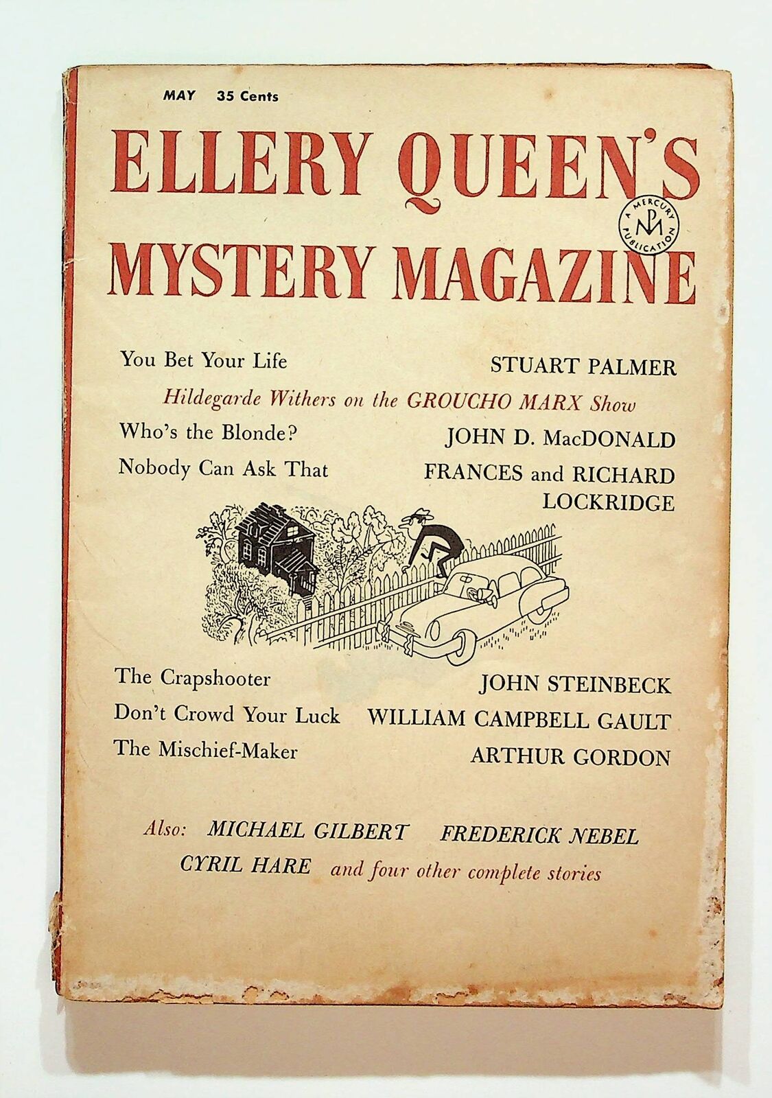 Ellery Queen's Mystery Magazine Vol. 29 #5B GD- 1.8 1957 Low Grade