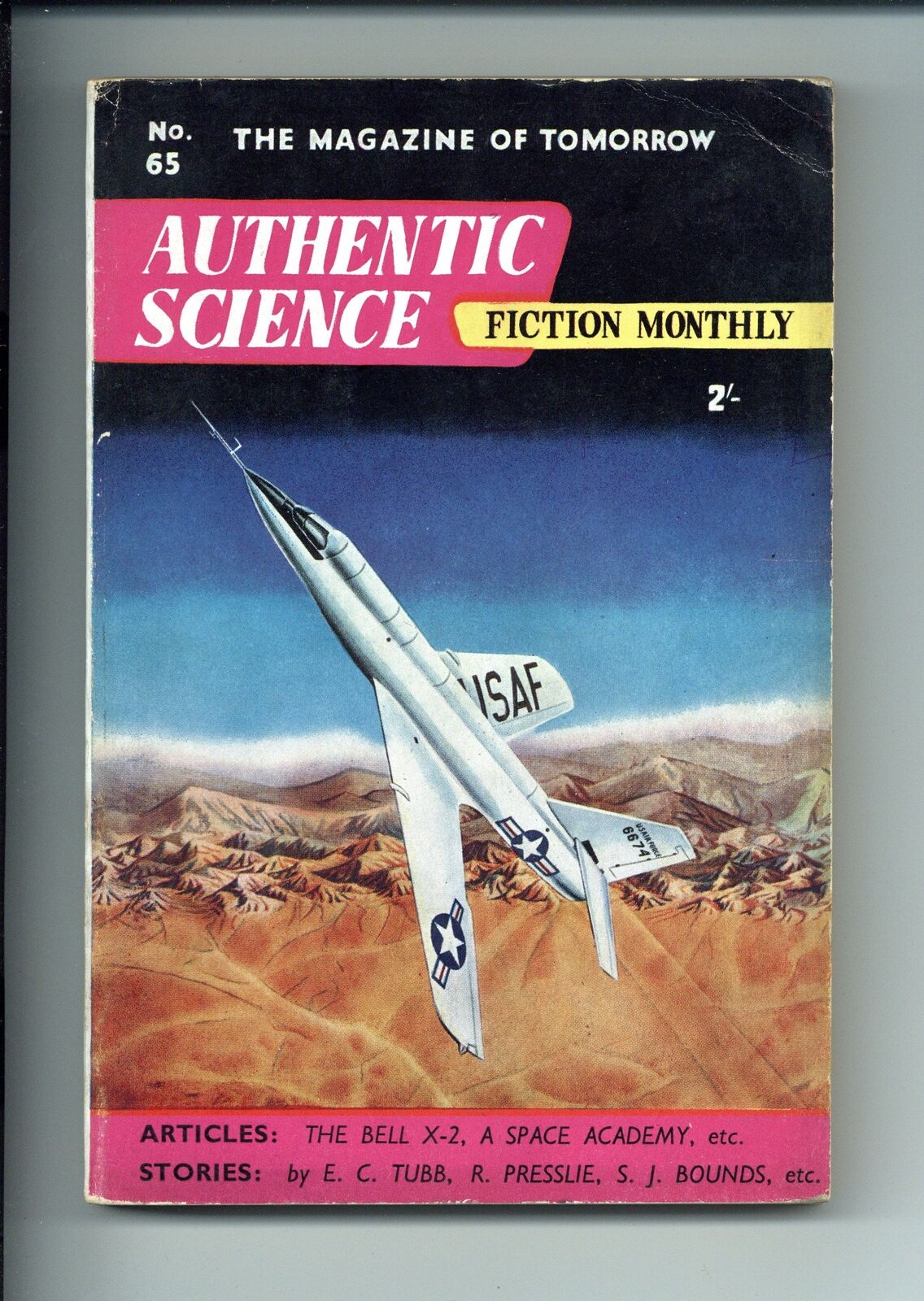Authentic Science Fiction #65 FN- 5.5 1956