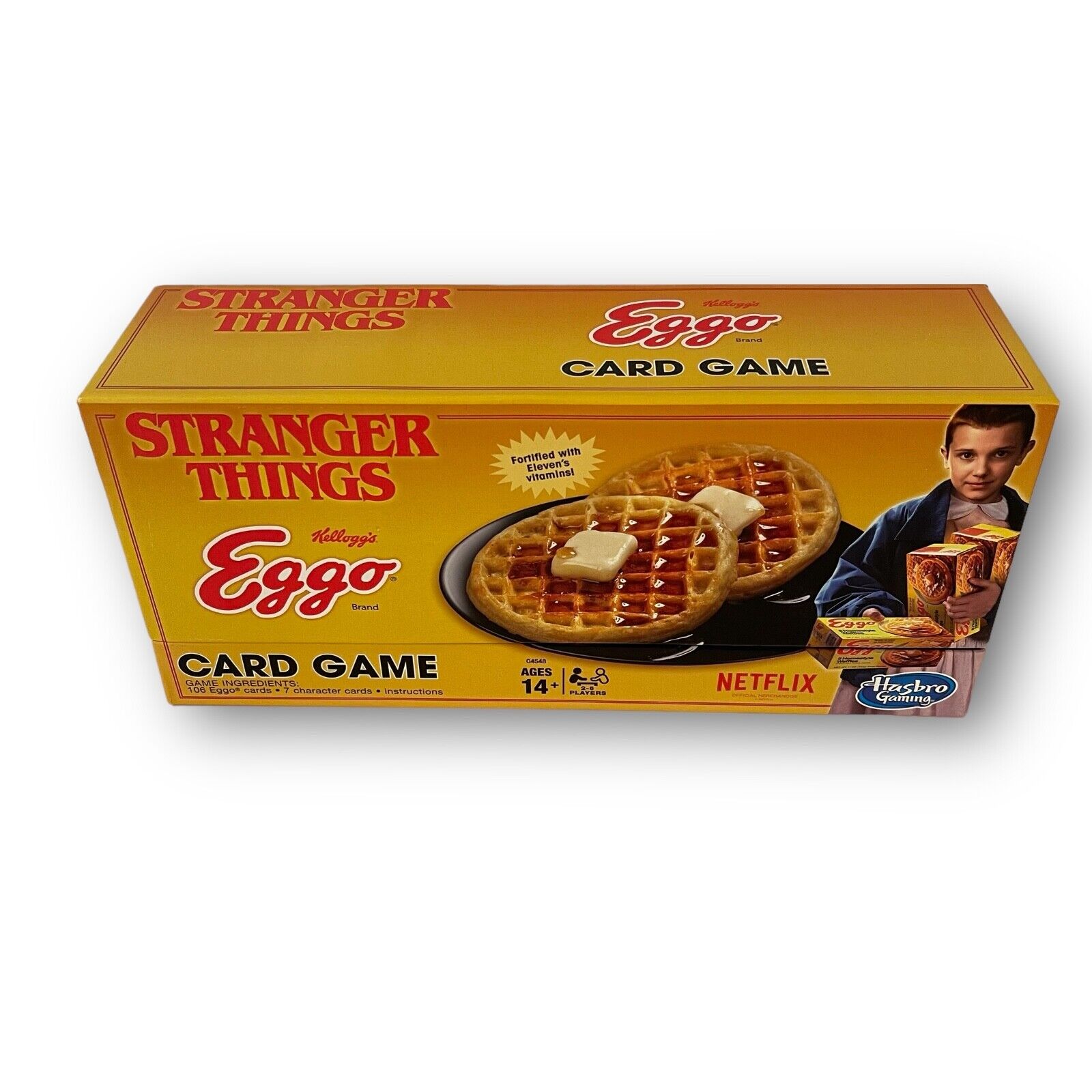 Stranger Things Kellogg\'s Eggo Toaster Waffle Card Game