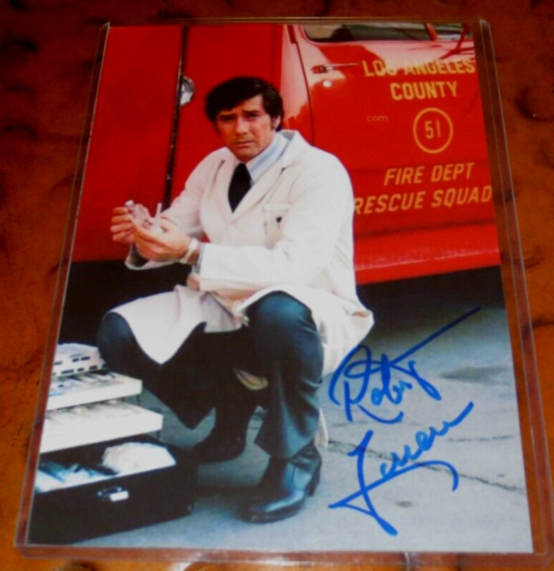 Robert Fuller Dr Brackett Emergency TV Show signed autographed photo