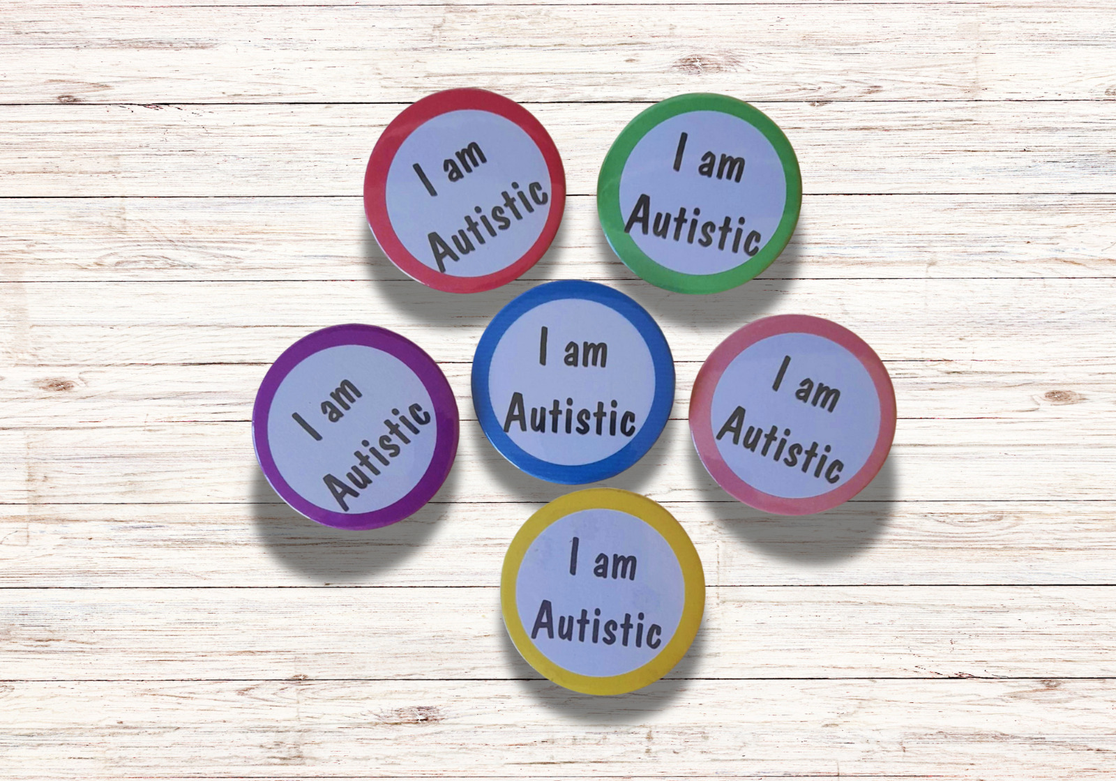 Hidden Disability badge I Am Autistic, Neurodiversity Pin, Empowerment gift