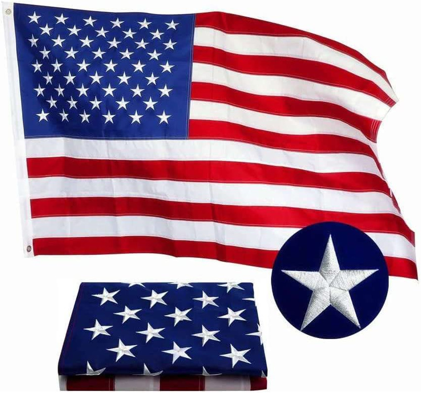 Premium American USA Flag 3X5 FT 300D Oxford Nylon for Outside, Heavy Duty, Mos