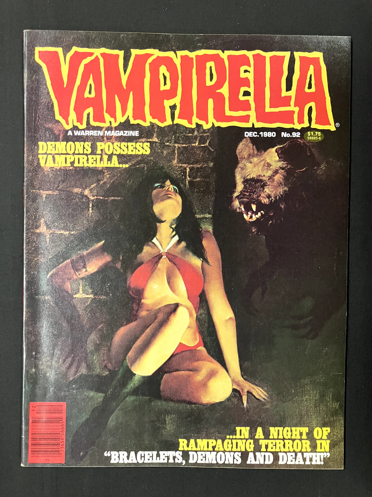 Vampirella #92 Warren Publishing Dec 1980