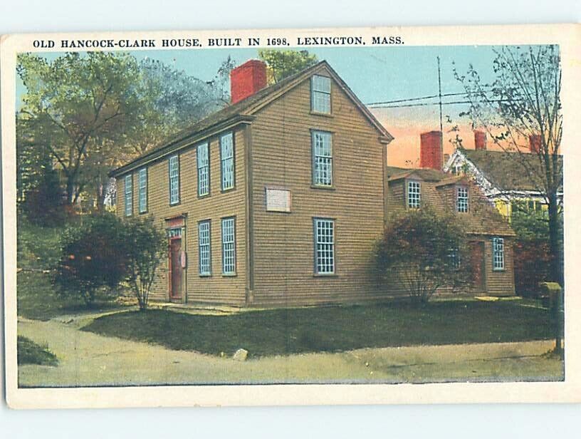 Unused W-Border HISTORIC HOME Lexington Massachusetts MA d1021